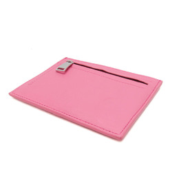 Bottega Veneta Intrecciato 635043 Leather Card Case Light Pink