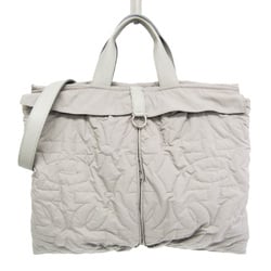Salvatore Ferragamo FZ-24 0817 Women's Nylon Boston Bag Gray