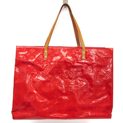 Louis Vuitton Monogram Vernis Reade GM M91084 Women's Handbag Rouge