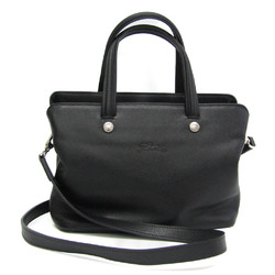 Longchamp Le Foulonne 1099 021 047 Women's Leather Handbag,Shoulder Bag Black