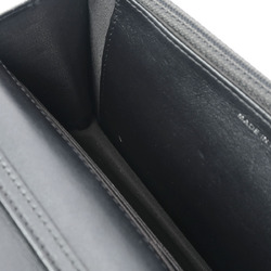 CHANEL Matelasse 2.55 Chain Wallet 19cm Blue Silver Black Hardware - Women's Calf Shoulder Bag