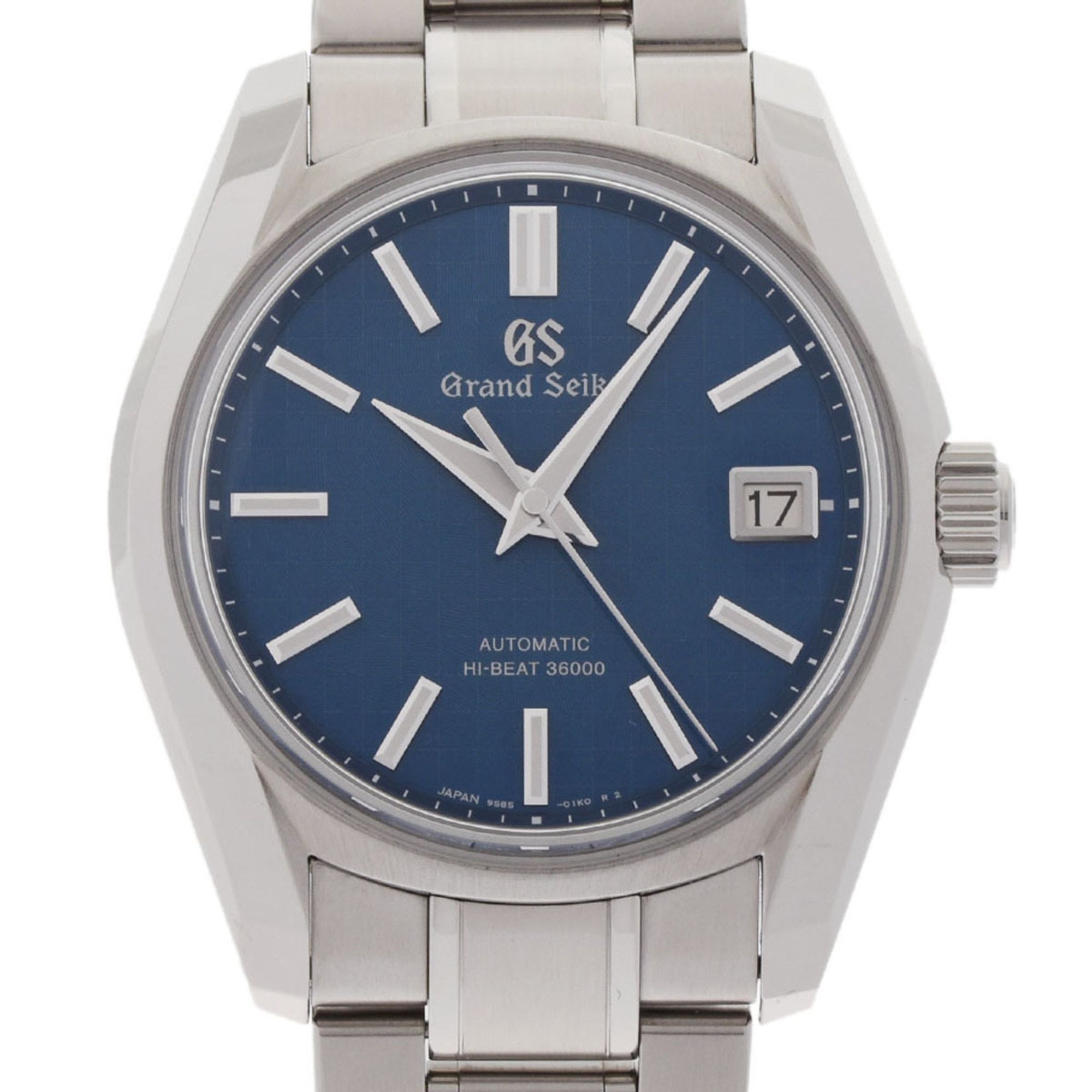 SEIKO Grand Seiko 2023 Ginza Current Model SBGH315 Men's SS Watch Automatic Blue Dial