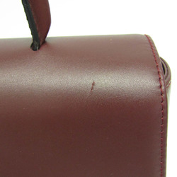 Cartier Must Women's Leather Handbag Bordeaux