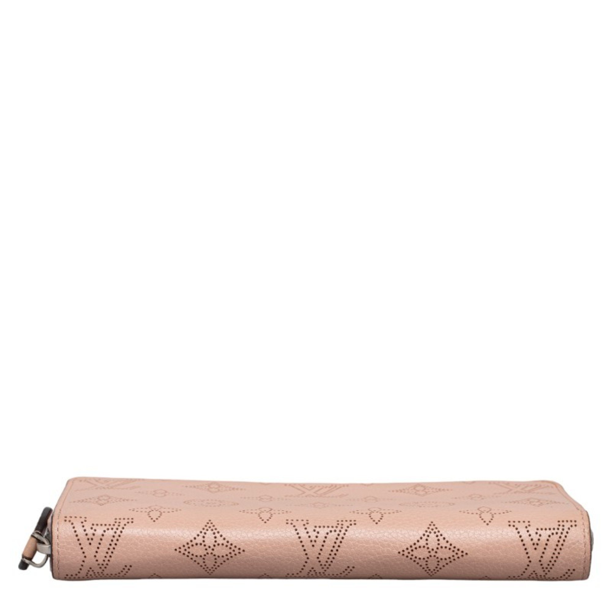 Louis Vuitton Monogram Mahina Zippy Wallet Long M61868 Magnolia Pink Leather Ladies LOUIS VUITTON