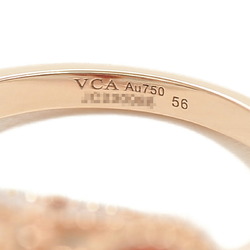 Van Cleef & Arpels Sweet Alhambra Fyage Ring Carnelian K18PG VCARN5P600