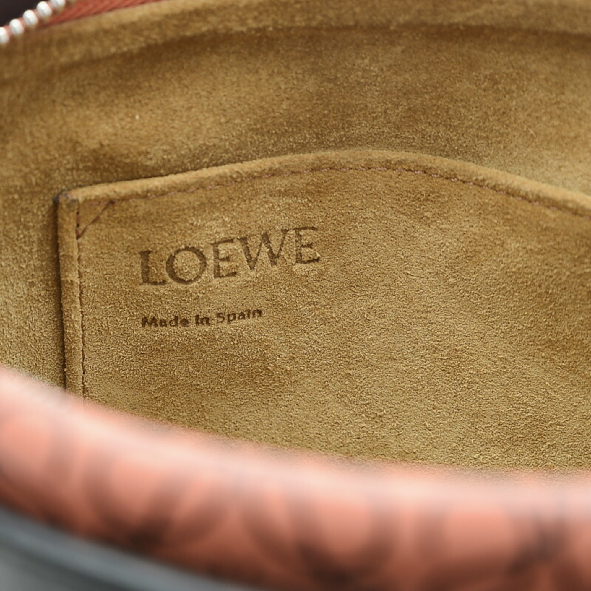 Loewe Missy Small Anagram 2Way Bag Leather Orange Black 327.54.S28