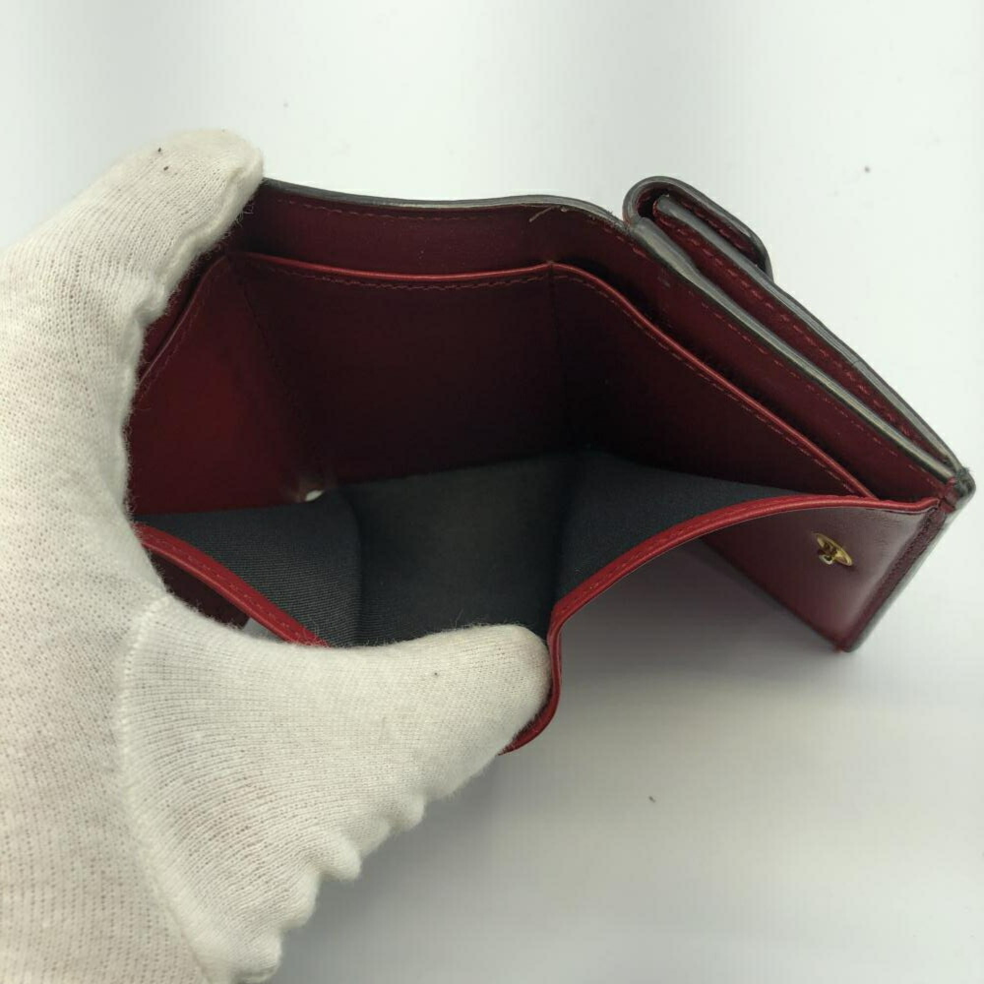 FENDI MICRO TRIFOLD WALLET trifold wallet Fendi red brown