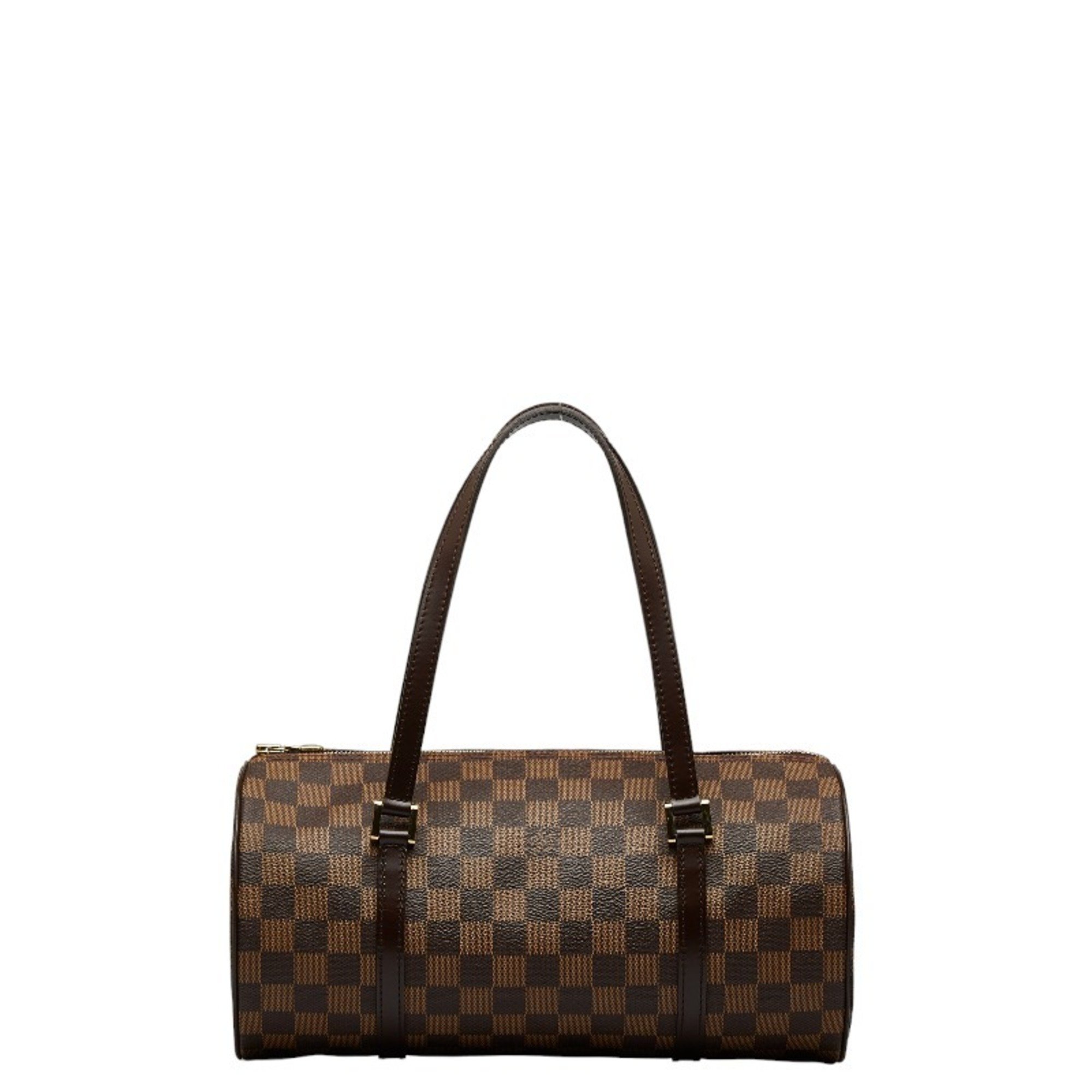 Louis Vuitton Damier Ebene Papillon Handbag N51303 Brown PVC Leather Women's LOUIS VUITTON