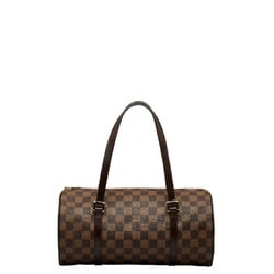 Louis Vuitton Damier Ebene Papillon Handbag N51303 Brown PVC Leather Women's LOUIS VUITTON