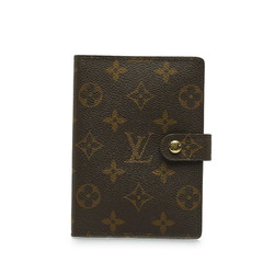 Louis Vuitton Monogram Agenda PM Notebook Cover R20005 Brown PVC Leather Ladies LOUIS VUITTON