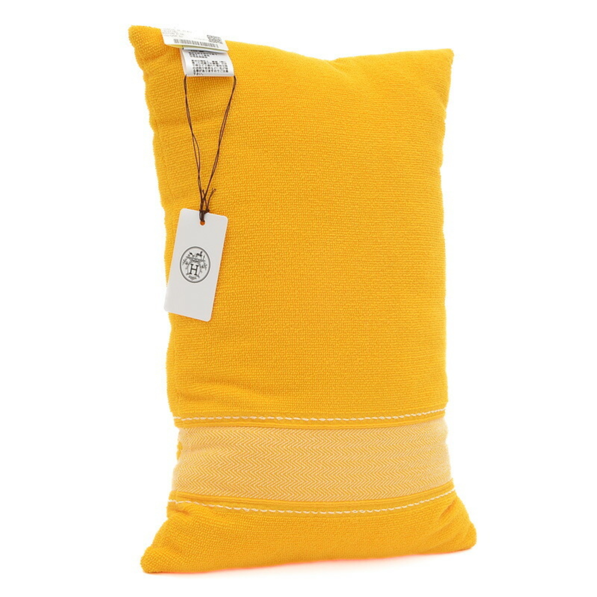 Hermes Yachting Cushion Yellow 100% Cotton
