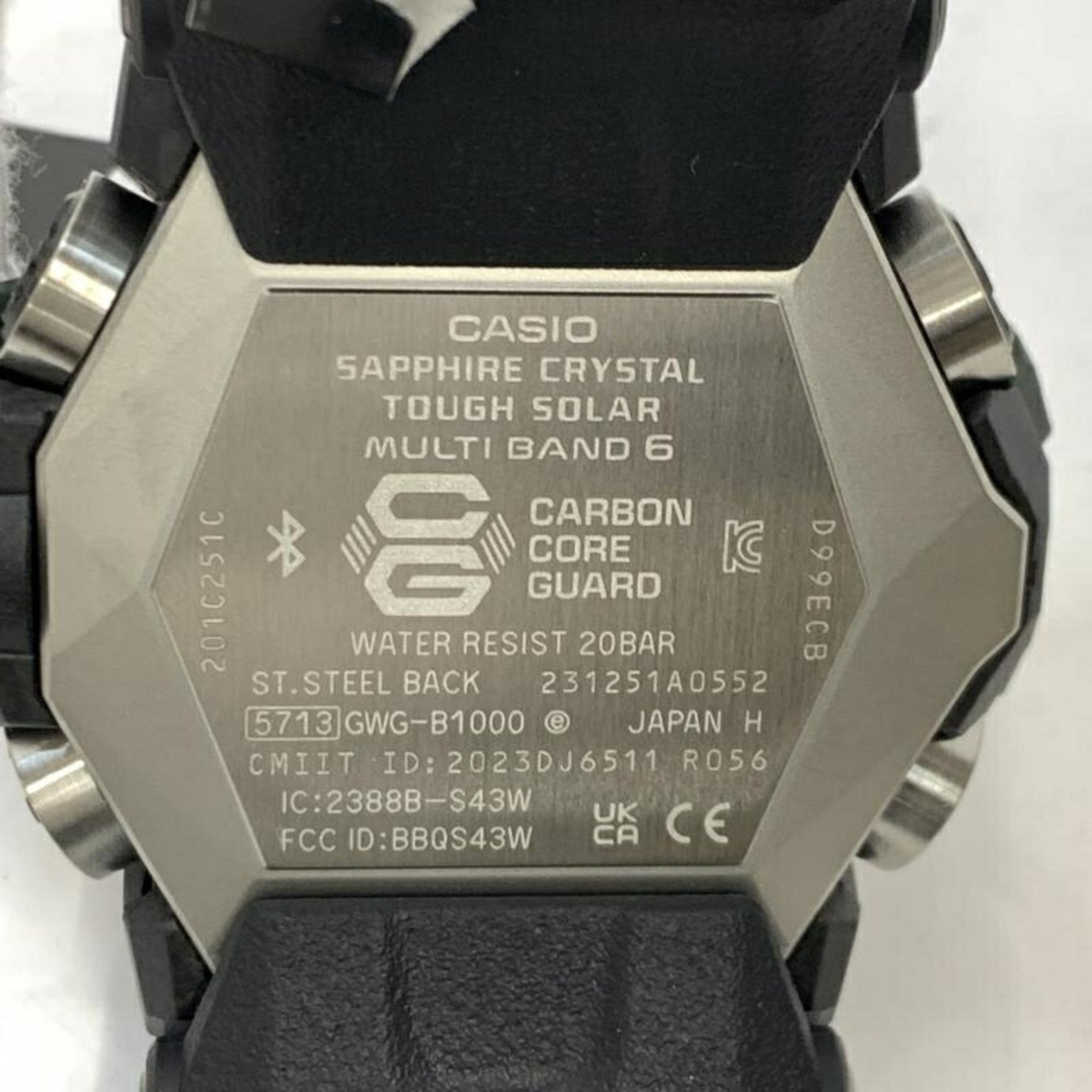 CASIO G-SHOCK GWG-B1000-3AJF Casio watch