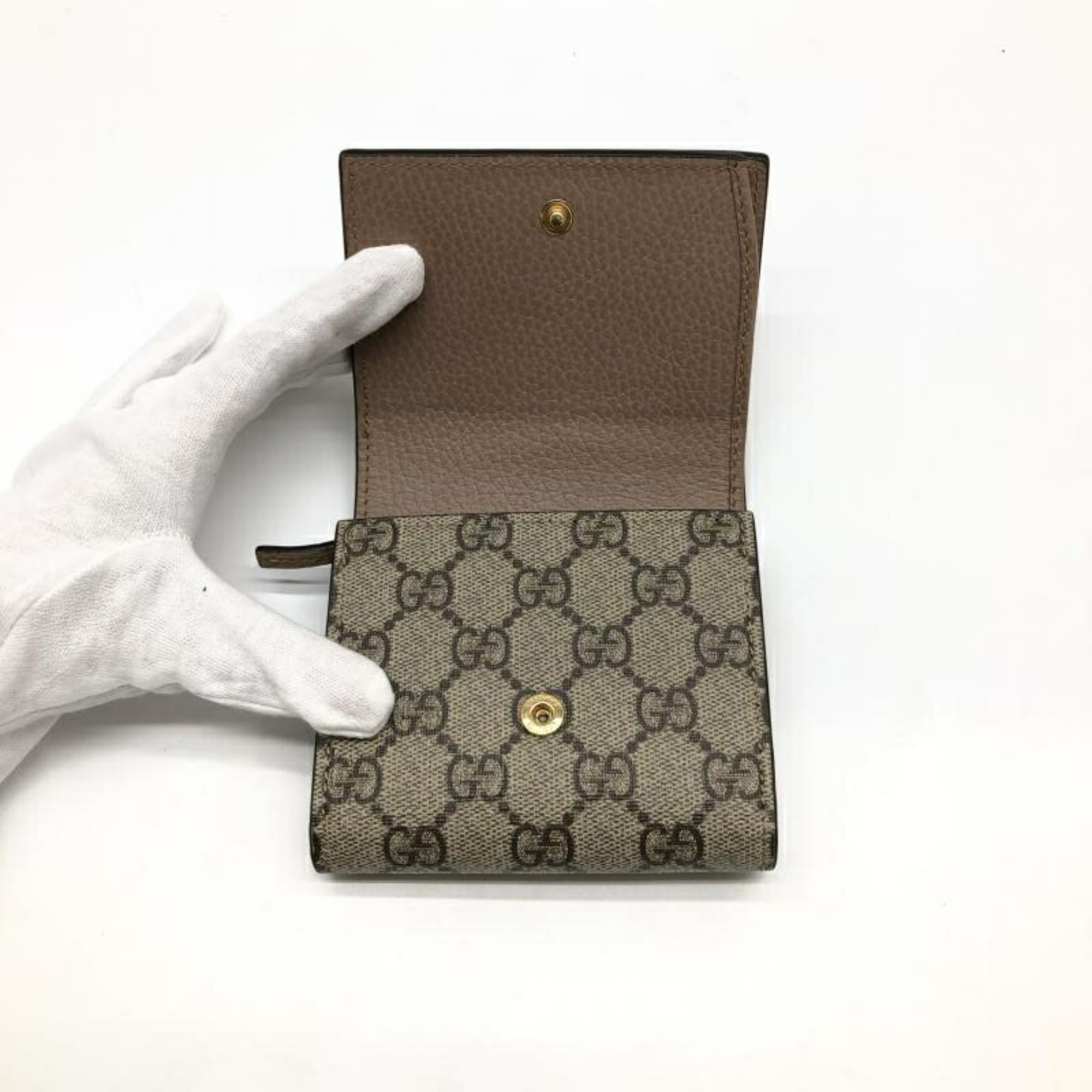 GUCCI GG Marmont Pink Trifold Wallet 598587･493075 Gucci