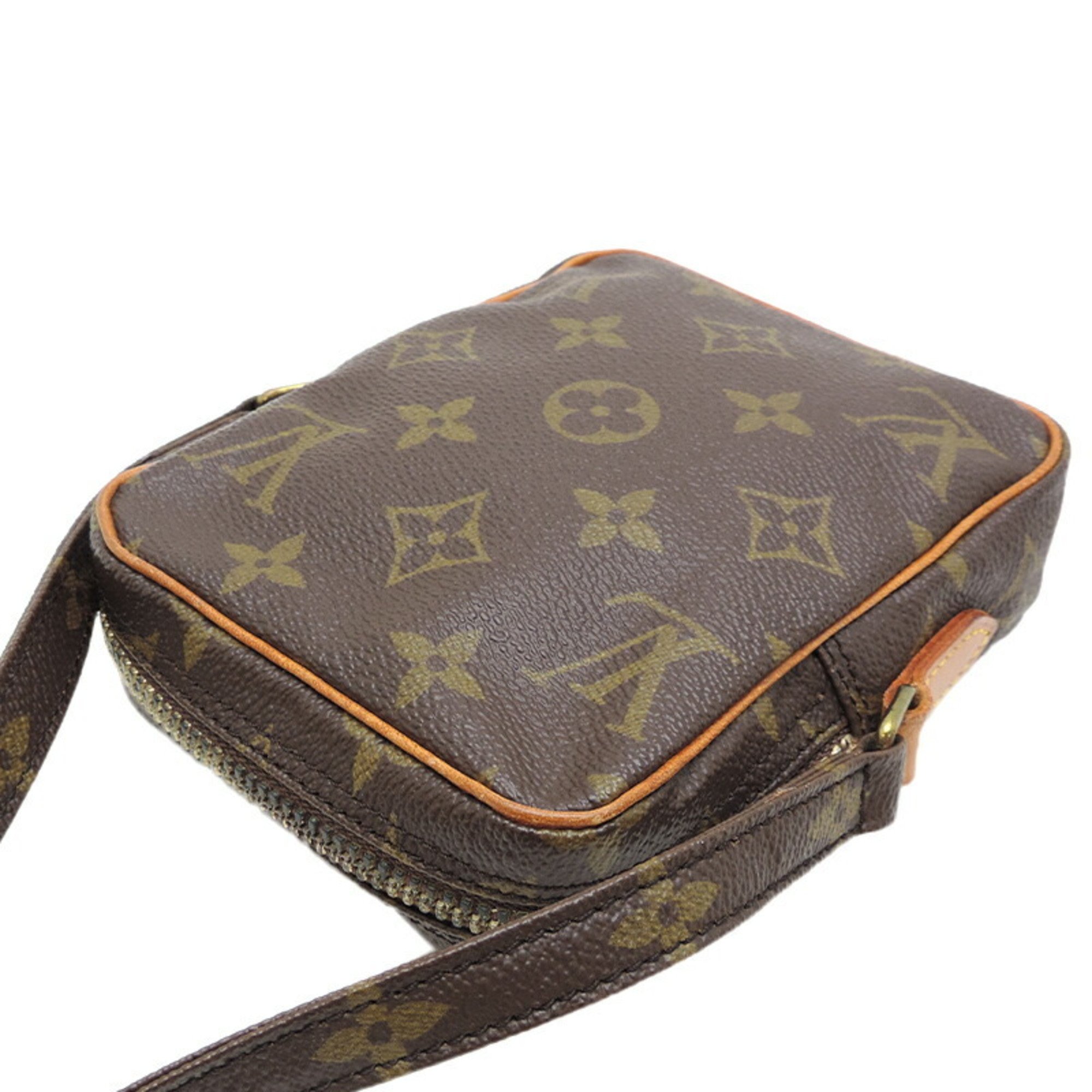 Louis Vuitton Danube Women's Shoulder Bag M45268 Monogram Brown