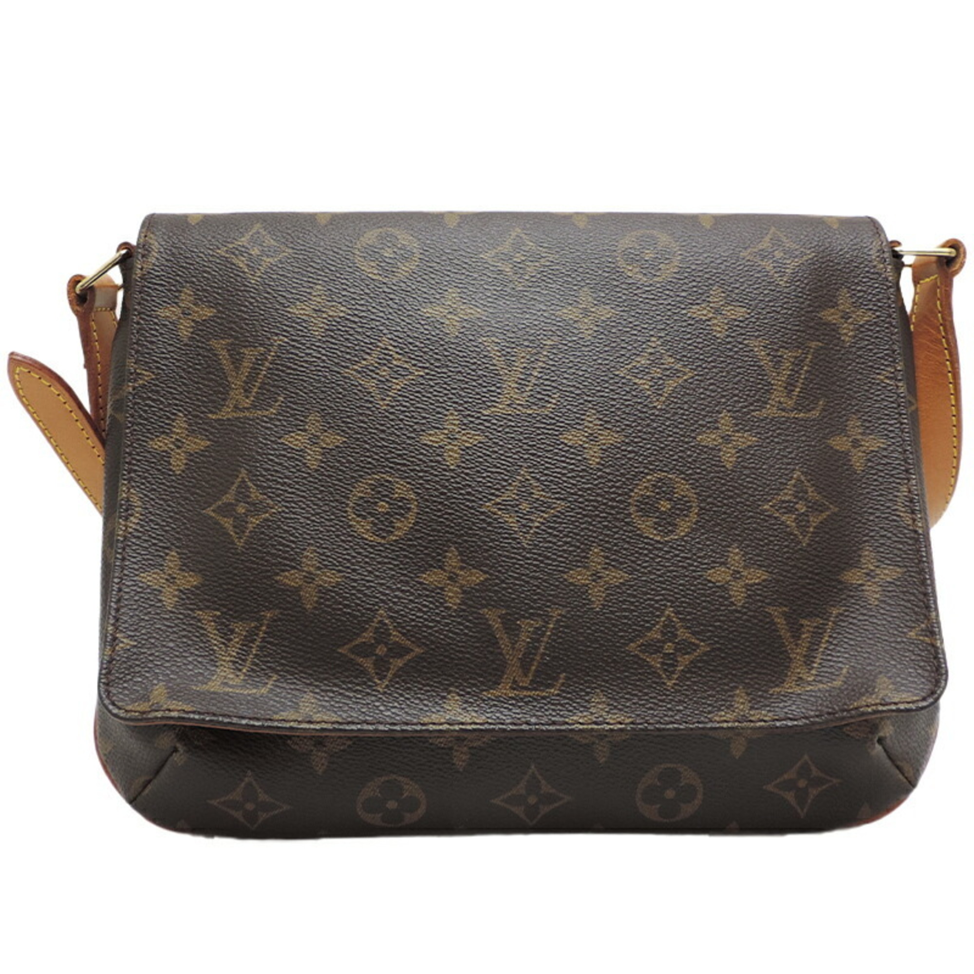 Louis Vuitton Musette Tango Short Women's Shoulder Bag M51257 Monogram Brown