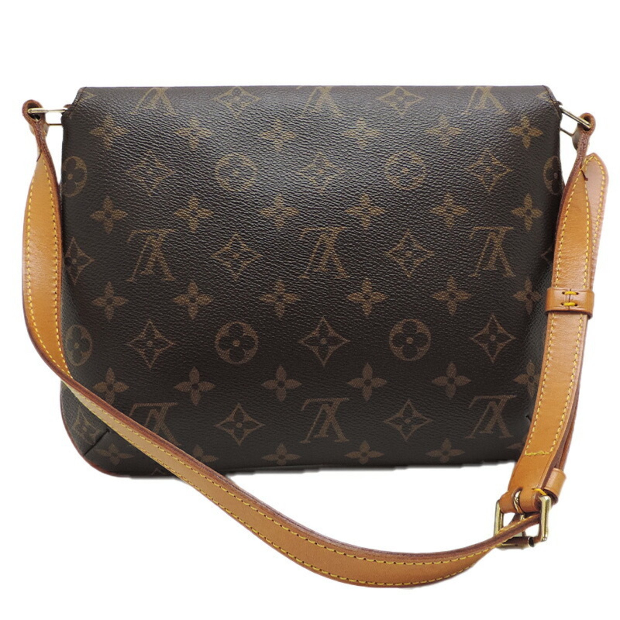 Louis Vuitton Musette Tango Short Women's Shoulder Bag M51257 Monogram Brown