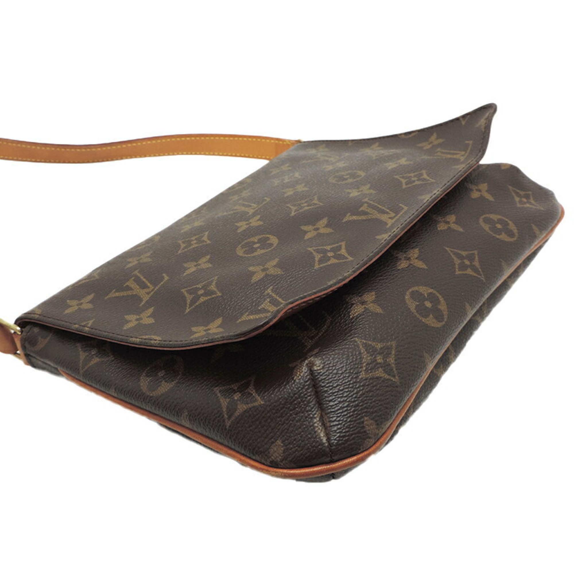 Louis Vuitton Musette Tango Short Women's Shoulder Bag M51257 Monogram Brown