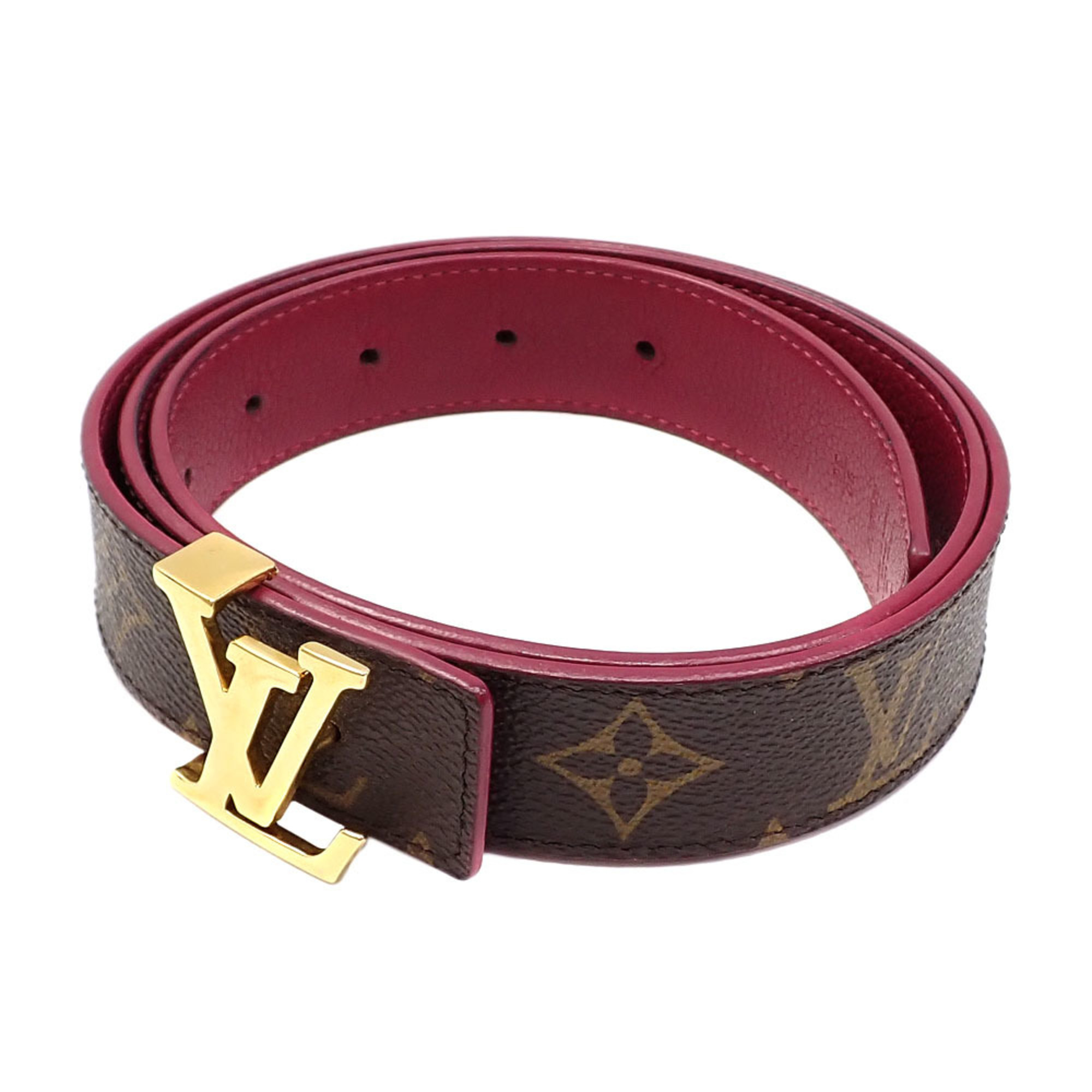 Louis Vuitton LV Initiales 30 MM Reversible Belt Cherry Red