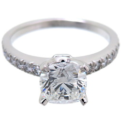 Tiffany Pt950 1.02ct Diamond Novo Women's Ring Platinum No. 10.5