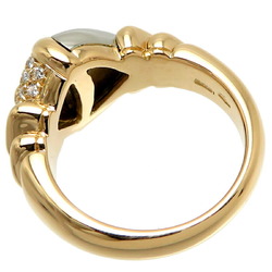 Bvlgari 750YG 750WG Naturalia Women's Ring 750 Yellow Gold No. 10.5