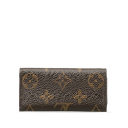 Louis Vuitton Monogram Multicle 4 Quadruple Key Case M62631 Brown PVC Leather Ladies LOUIS VUITTON