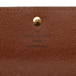 Louis Vuitton Monogram Multicle 4 Quadruple Key Case M62631 Brown PVC Leather Ladies LOUIS VUITTON