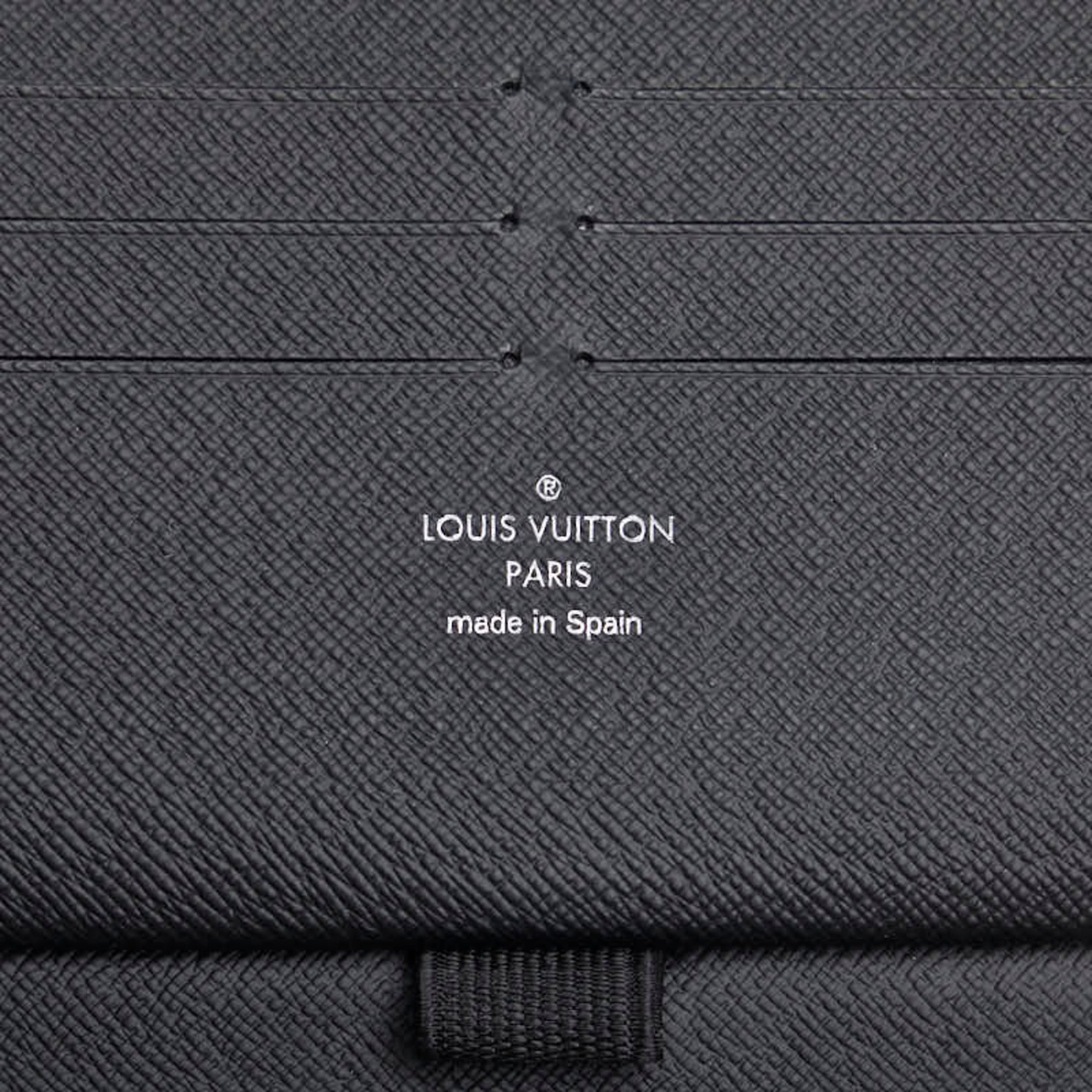 Louis Vuitton Epi Zippy Organizer Round Long Wallet M63852 Noir Black Leather Ladies LOUIS VUITTON