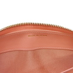 CHANEL Long Wallet Zip Round 27 Series CC Filigree Matelasse Coco Mark Light Pink A84449 Women's Billfold