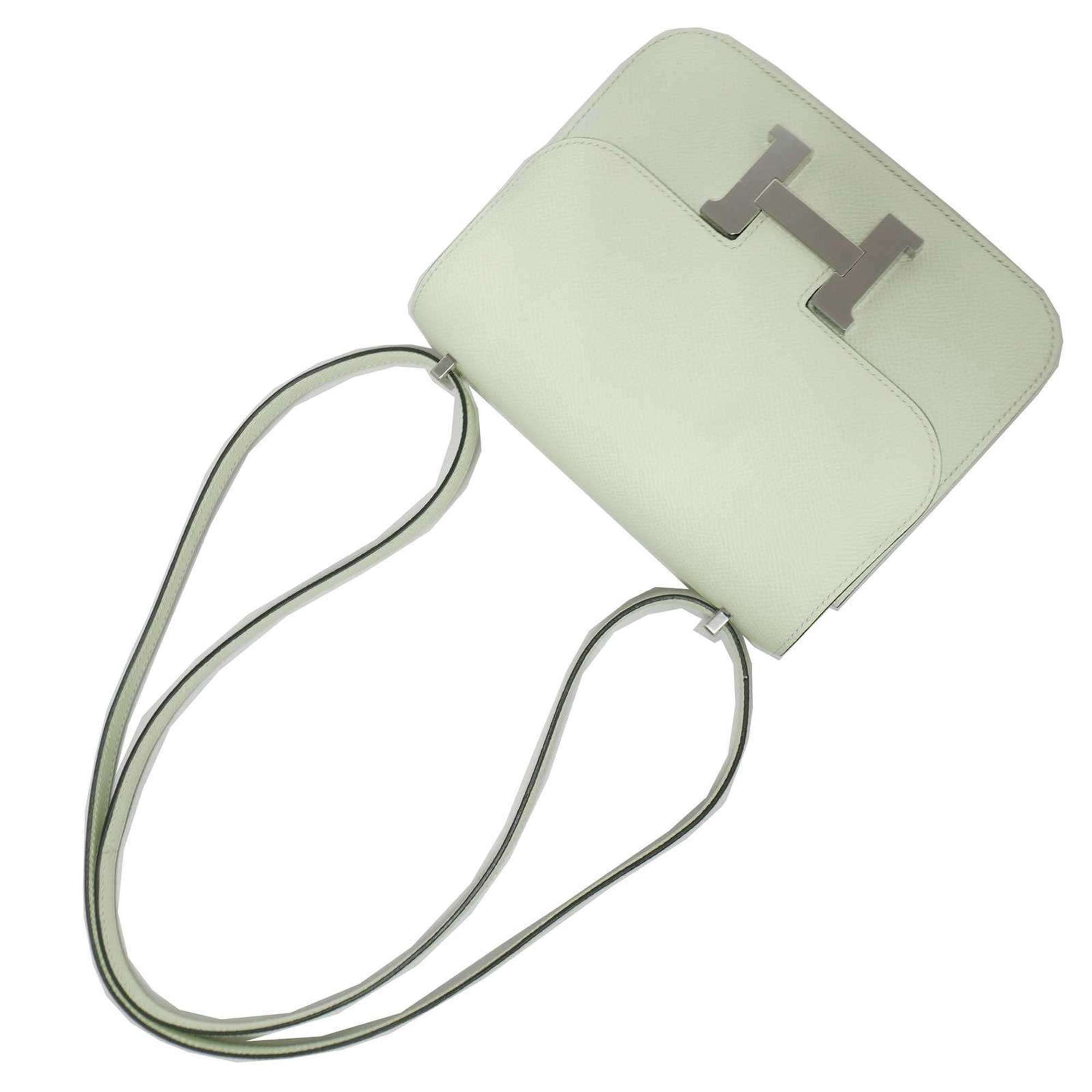 HERMES Constance Handbag Shoulder Bag Veil Fizz SV Hardware Epson U Engraved Ladies Men's