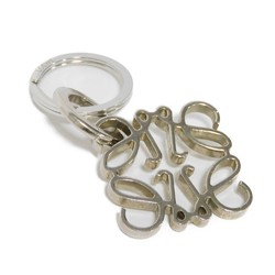 LOEWE Keychain Anagram Keyring Metal Silver Brass Palladium 111.25.203 9230 Men Women