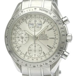 Polished OMEGA Speedmaster Day Date Steel Automatic Mens Watch 3221.30 BF563395