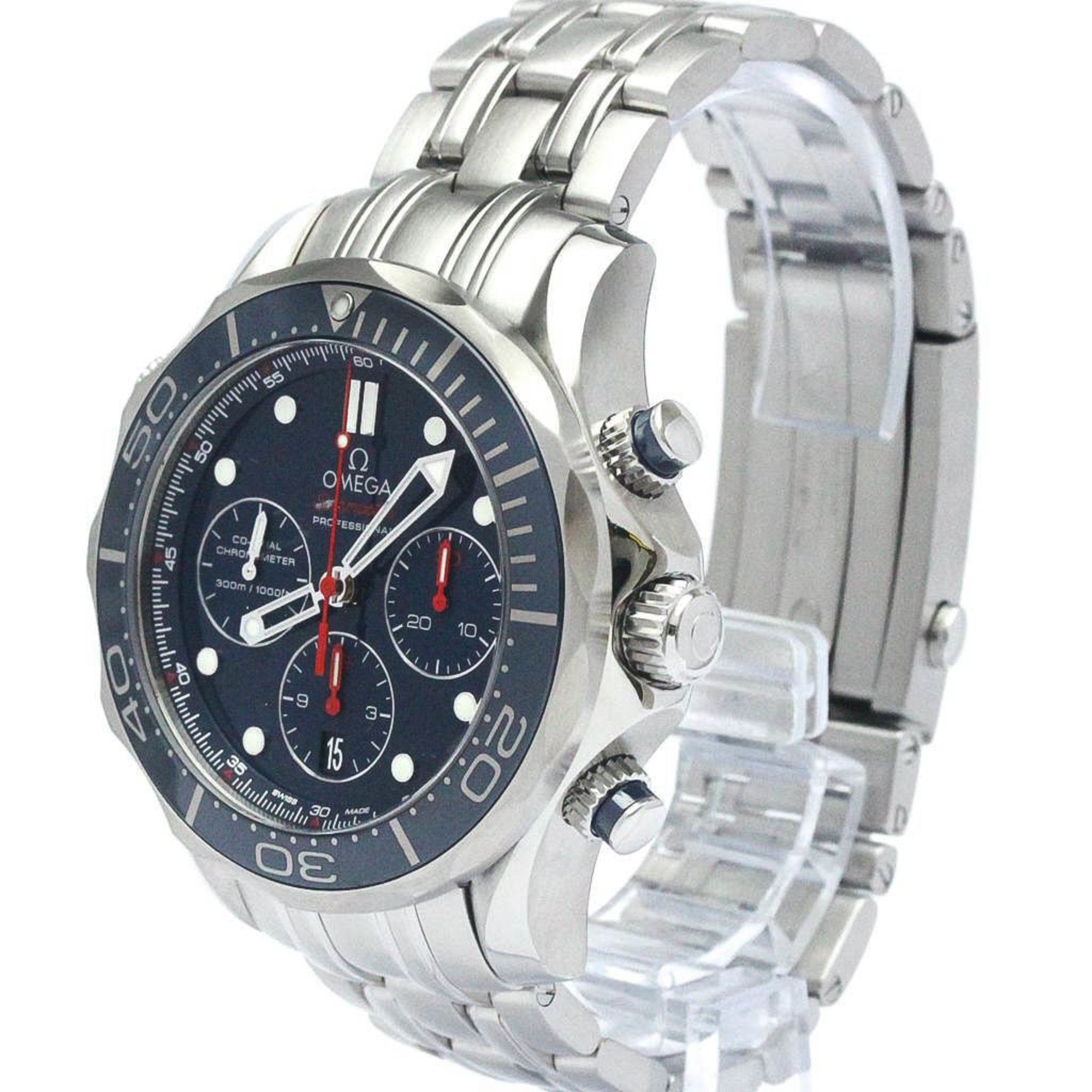 Polished OMEGA Seamaster Diver Chronograph Watch 212.30.42.50.03.001 BF564391