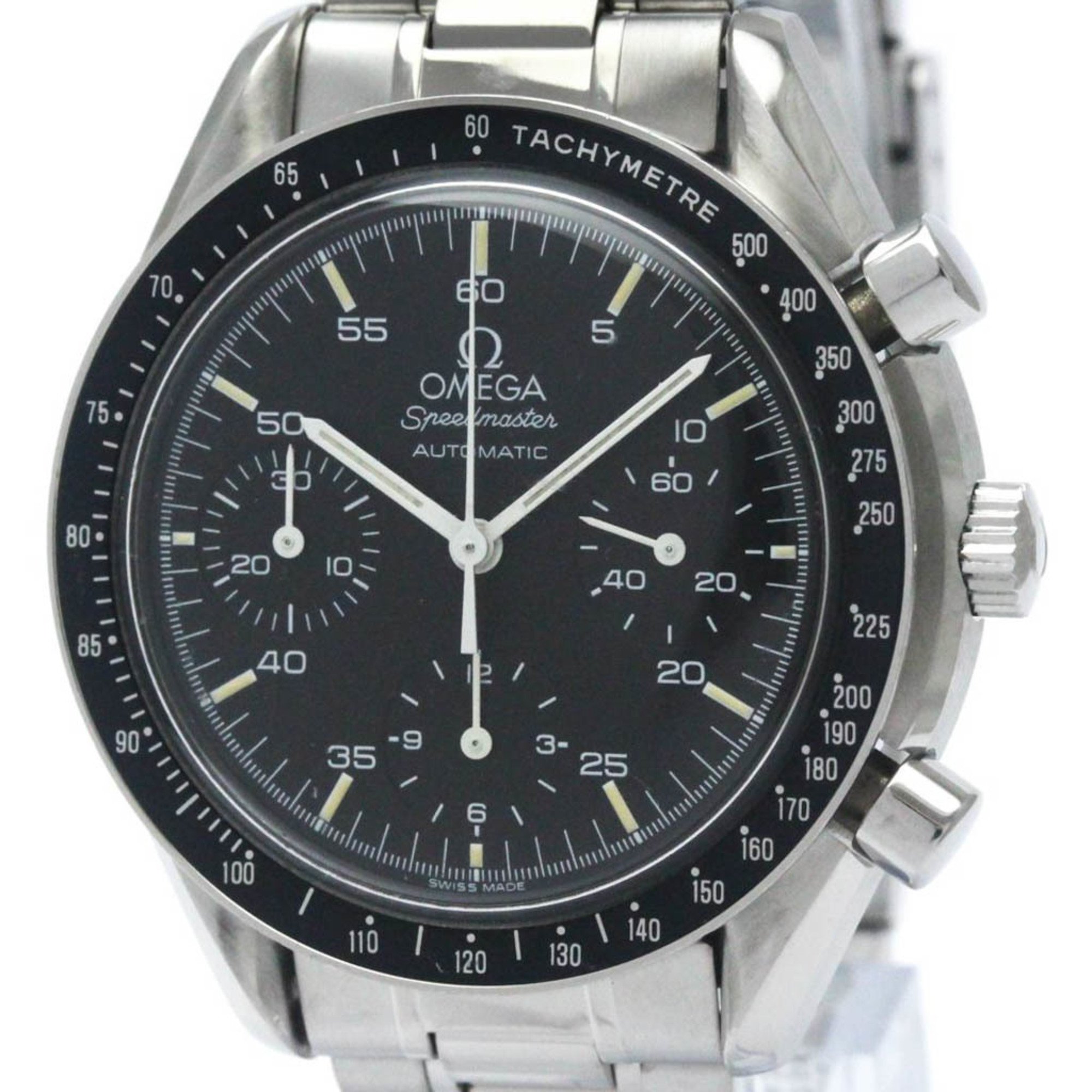 Polished OMEGA Speedmaster Automatic Steel Mens Watch 3510.50 BF566743