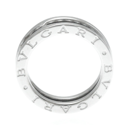 Bvlgari B.zero1 White Gold (18K) Fashion Diamond Band Ring Silver