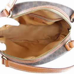 CELINE Macadam pattern handbag brown ladies