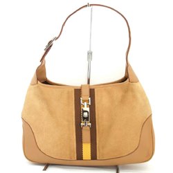 GUCCI Gucci Jackie One Handle 001.3306 2684 Handbag Leather Beige Ladies