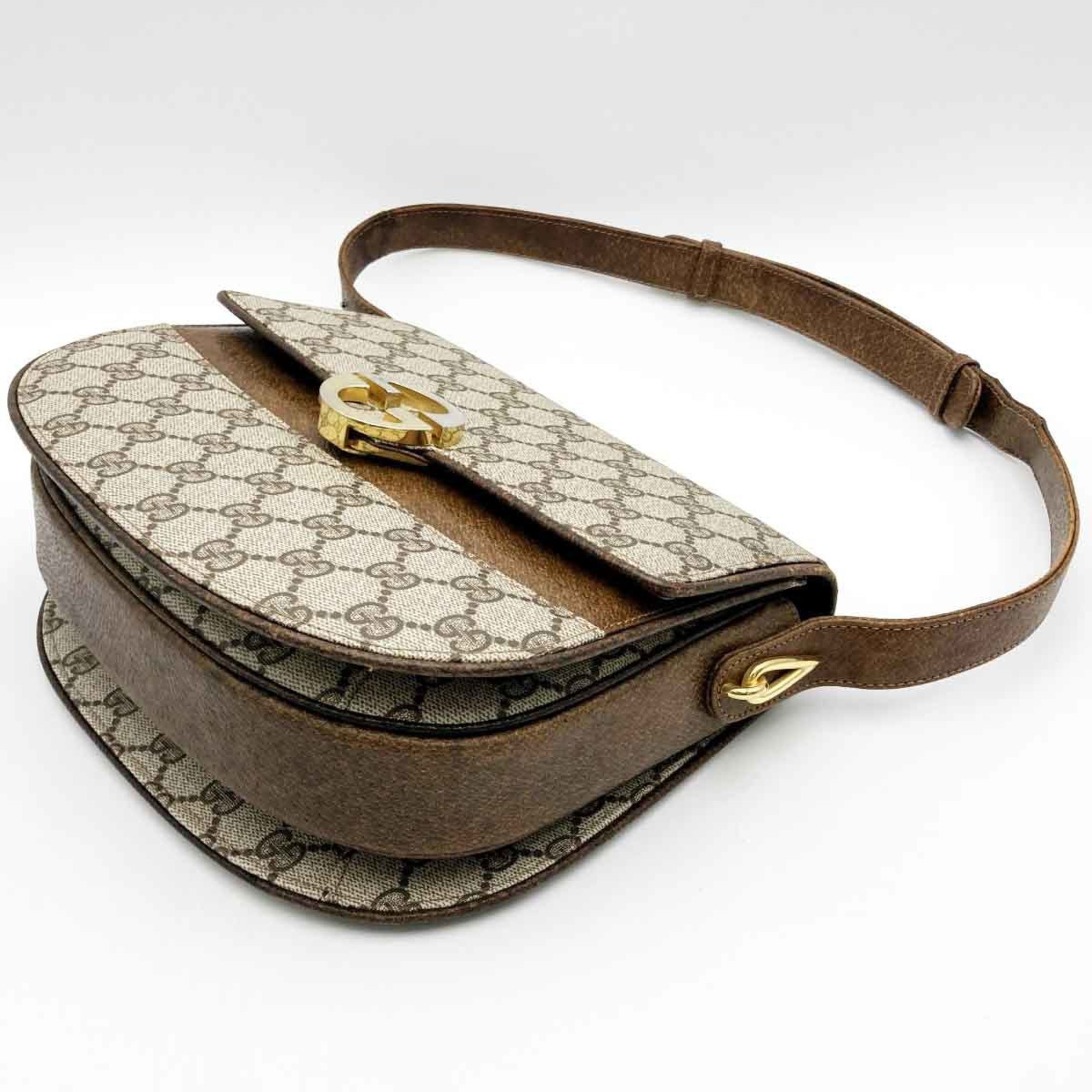 GUCCI Gucci GG Pattern Old Shoulder Bag Brown Supreme Ladies Fashion IT7JFNRO336O