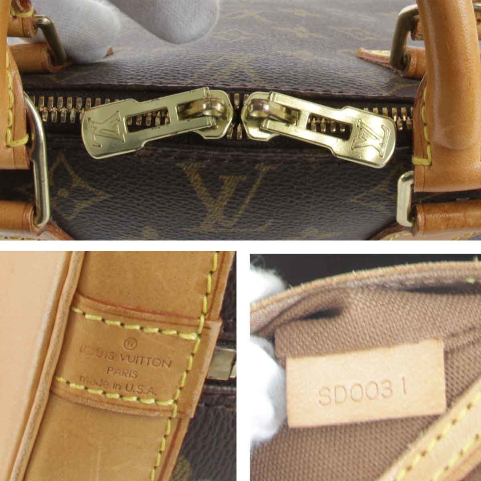 LOUIS VUITTON Alma M51130 Handbag Monogram Canvas Women's