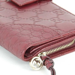 GUCCI 323398 4276 Long Wallet Leather Bordeaux Ladies