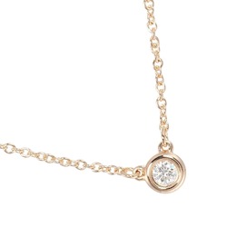 Tiffany Visor Yard Diamond Women's Necklace (Pink)