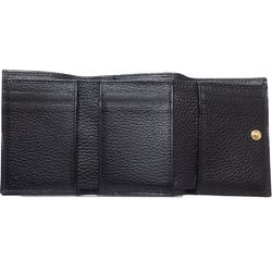 GUCCI Petit Marmont Compact Wallet 474746 Trifold Leather Black 180123