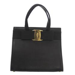 Salvatore Ferragamo Ferragamo Handbag Vera Black BA214178 Leather
