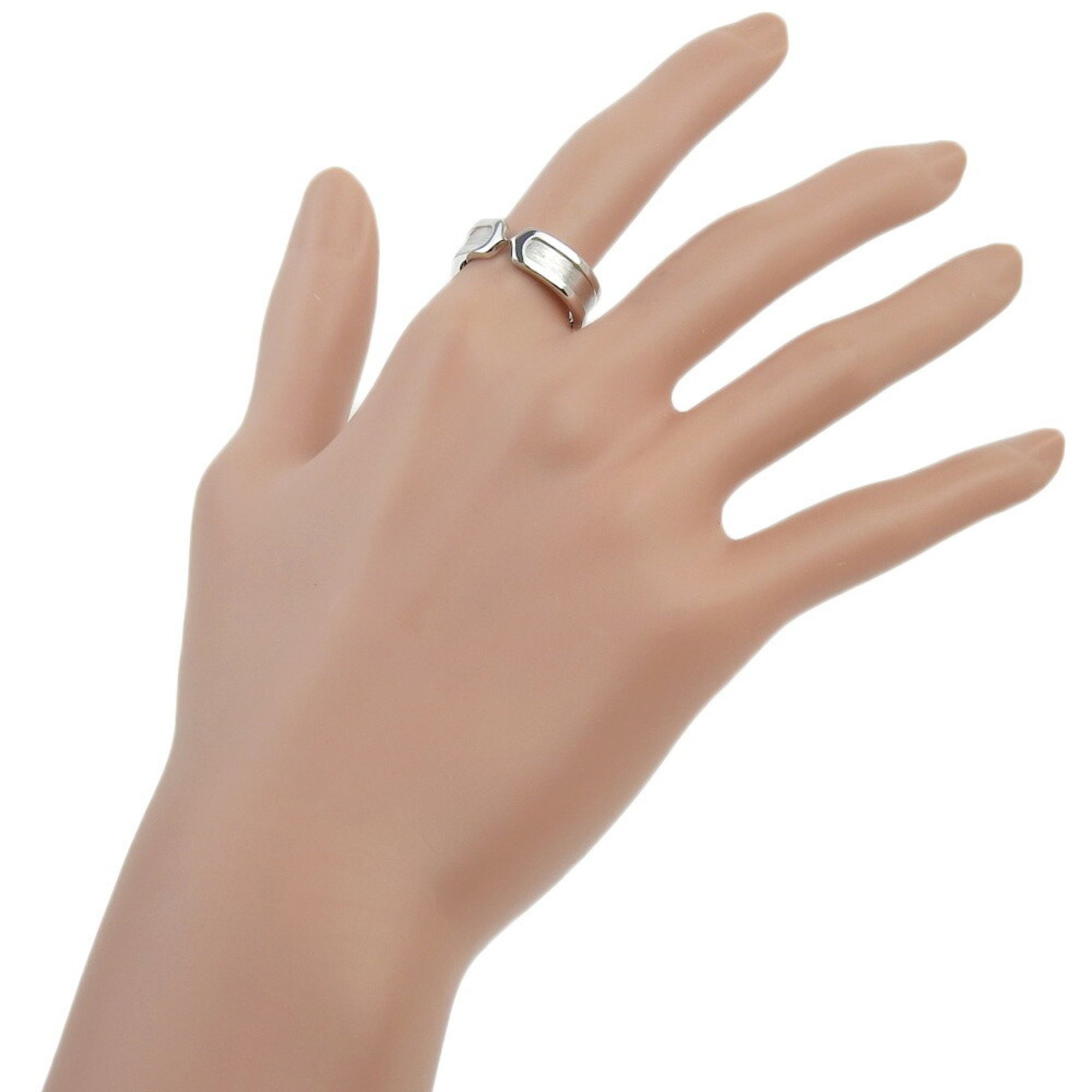 Cartier CARTIER C2 Ring #57 K18 White Gold BF4447 Approx. 8.0g Women's I220823076