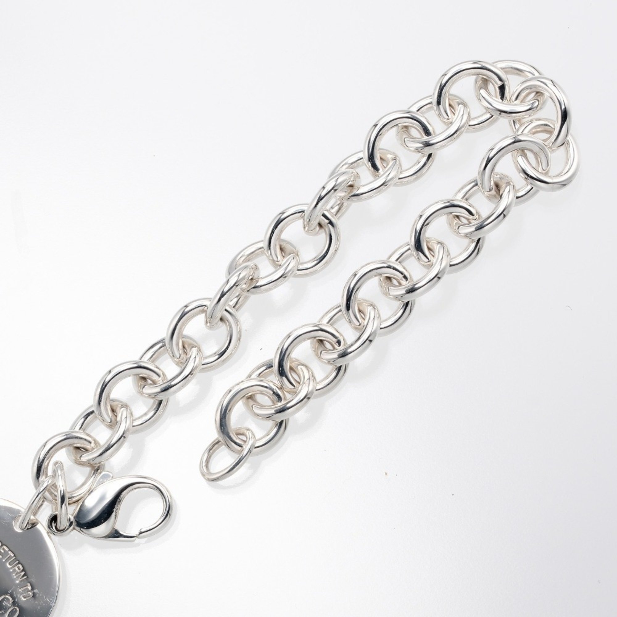 Tiffany TIFFANY&Co. Return to Round Tag Bracelet Silver 925 Approx. 36g I112223067