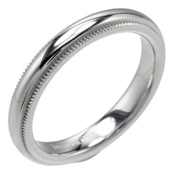 Tiffany TIFFANY&Co. Together Milgrain 3mm Ring Pt950 Platinum Approx. 4.92g I112223090