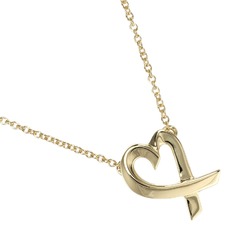 Tiffany TIFFANY&Co. Loving Heart Necklace K18 YG Yellow Gold Approx. 2.72g I112223142