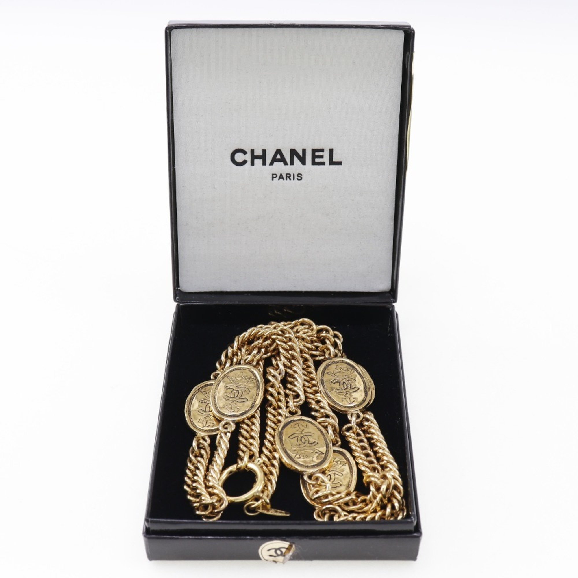 CHANEL Necklace Gold Plated 26 Approx. 111.6g Women's I111624063