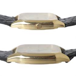 SEIKO Men's Quartz K18 Case Buckle Leather Belt Dial Beige 2621-5000 NT