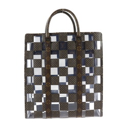 LOUIS VUITTON Sac Pla Tote Bag M20866 Monogram Chess Brown Clear Shoulder Vuitton