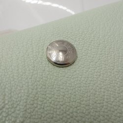 HERMES Paddock Wallet Coin Case Chevre Vert Fizz Mushroom 180250